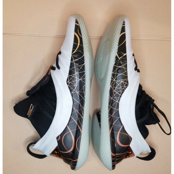 RARE Under Armour Stephen Curry 5 Copper Men\'s Size 7 3021708-101 Basketball New main image 11
